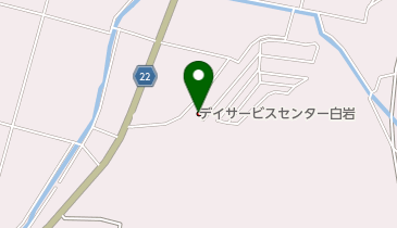 ヘルパーステーション白岩の地図画像