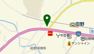 高知新聞田野販売所の地図画像