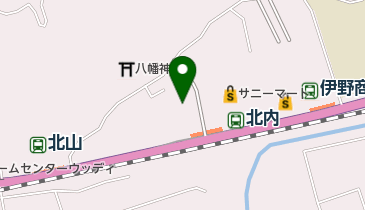 サニーアクシス(SUNNY・AXIS)いの店 寿し一貫の地図画像