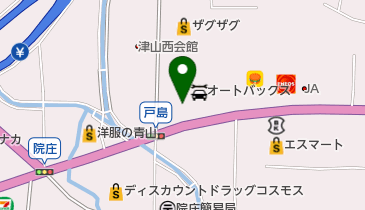 株式会社大下商店津山営業所の地図画像