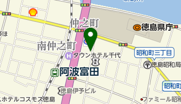 ツバメとあじさいの地図画像