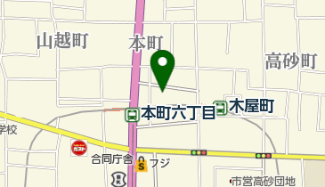 ファミリー薬局 木屋町店の地図画像