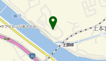 山の上のデイサービスの地図画像