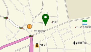 進学塾サクラサクセス島大前校の地図画像