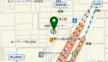 カードラボ岡山西口店の地図画像