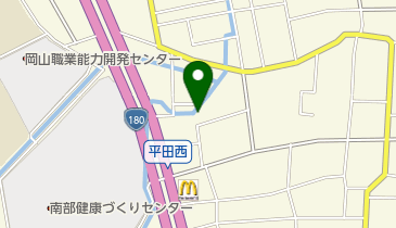 こどもサポート教室きらり 岡山平田校の地図画像