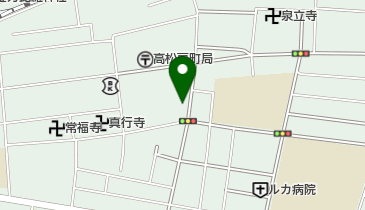 大学通りのの薬局の地図画像