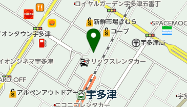 宇多津インドアテニスクラブの地図画像