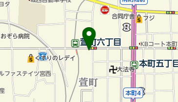 愛媛キリスト教会の地図画像