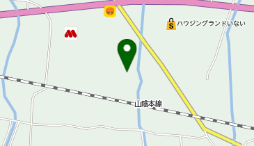 コインランドリー東伯アプト店の地図画像