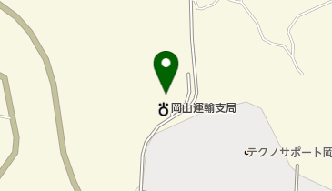 岡山県レンタカー協会の地図画像