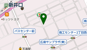 クロロフイル美顔教室新井口店の地図画像