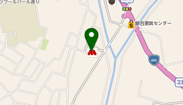 オキタセンイ センタースペース店の地図画像