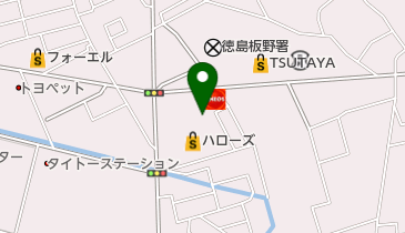 アバンセハローズ 北島店の地図画像