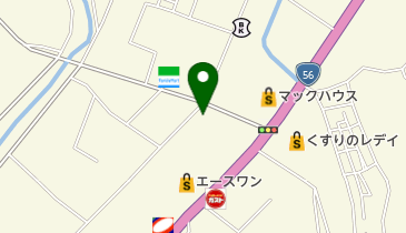 美容室ナチュラの地図画像