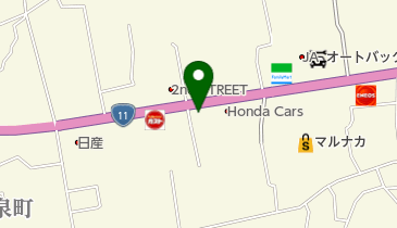 理容プラージュ新居浜上泉店の地図画像