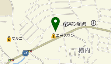 岡田クリーニング 横内店の地図画像