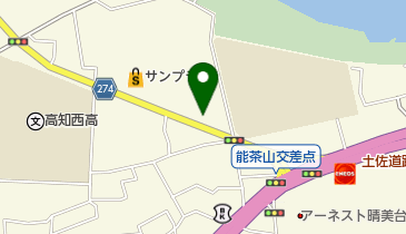 グリーンエース高知の地図画像