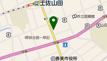 香美市観光協会(一般社団法人)の地図画像