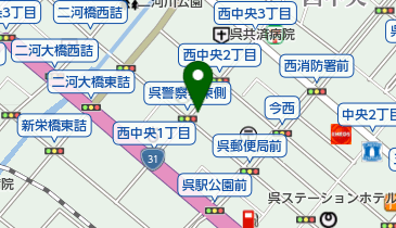 ひらもと薬局西中央店の地図画像