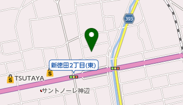 メガネのロイヤル新徳田店の地図画像