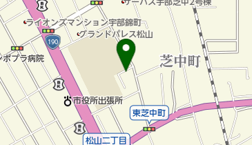 メナード化粧品宇部販社の地図画像