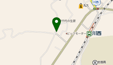 川西代行の地図画像
