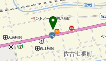 ペットサロンアカネの地図画像