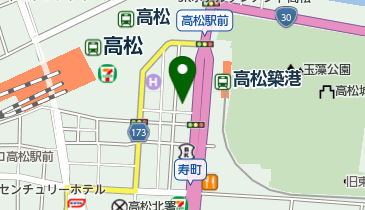 ヒューマンキャンパス高等学校高松学習センターの地図画像