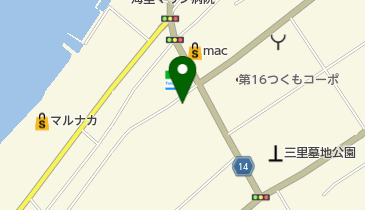 ひなた薬局の地図画像