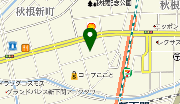 理容関門の地図画像