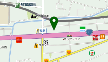 RinRin高松店の地図画像