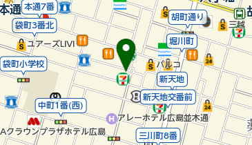 オフィチーネパネライ広島ブティックの地図画像