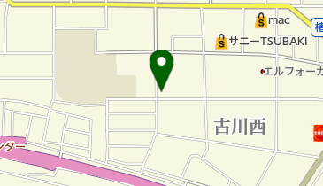 ロックサービス椿の地図画像