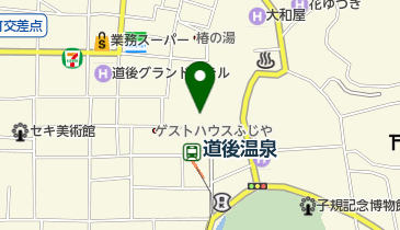 うなぎ小椋 道後店の地図画像