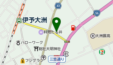 愛美容室の地図画像
