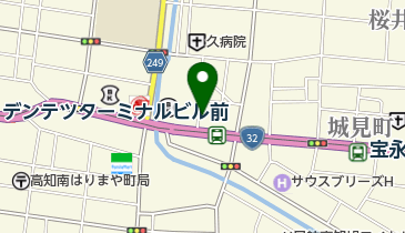 居酒屋万吉の地図画像