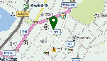 ならざき硝子店の地図画像