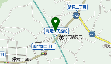 清見公民館の地図画像