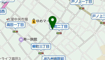 柳自治公民館の地図画像