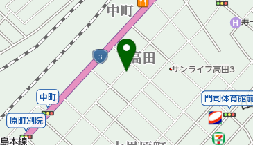 阿座上塾 門司校の地図画像