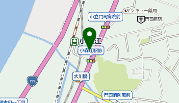 門司地域産業保健センターの地図画像