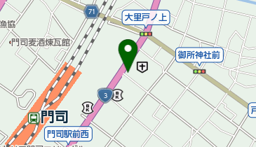 めがねのメルック門司店の地図画像