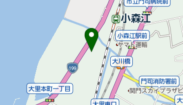 関門製糖株式会社の地図画像