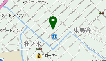 社の木はり整骨院の地図画像
