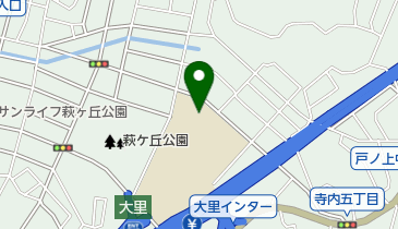 萩ヶ丘学童保育クラブの地図画像