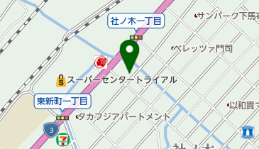 株式会社タカサキ薬局 社ノ木店の地図画像
