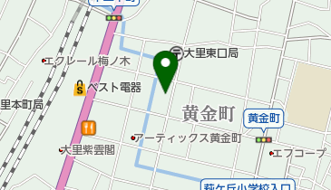 道谷薬局の地図画像