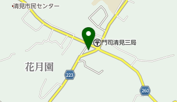 花山薬店の地図画像