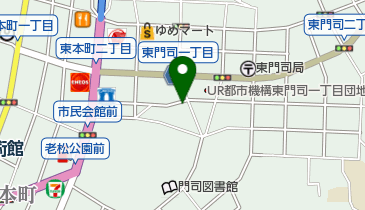 かじ川洋品店の地図画像